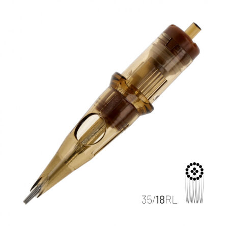 KWADRON Cartridge System - 18 RLMT - Round Liner - Medium Taper 0.35mm