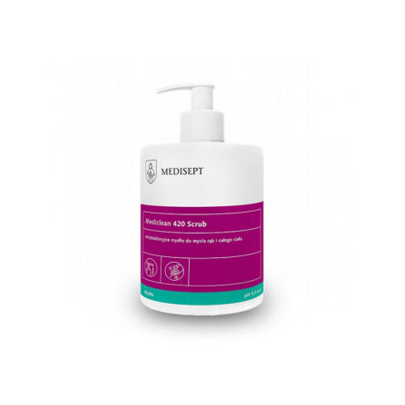 Mydło antybakteryjne MEDISEPT Mediclean 420 Scrub 500 ml