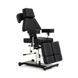 Profesjonalny Fotel Hydrauliczny Black-Cat - czarny