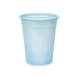 Jednorazowe kubki na wodę 100 szt. - 180 ml Niebieskie