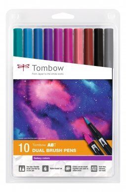 TOMBOW - zestaw flamastrów GALAXY colours 10szt