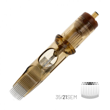 KWADRON Cartridge System - 21 SEMMT - Soft Edge Magnum - Medium Taper 0.35mm