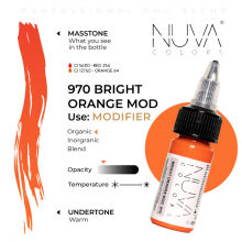 Nuva Colors - Modifier - 970 Bright Orange Mod - 15ml (Reach Compliant) - 2