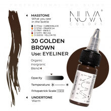 Nuva Colors - 30 Golden Brown - 15ml (Reach Compliant) - 2