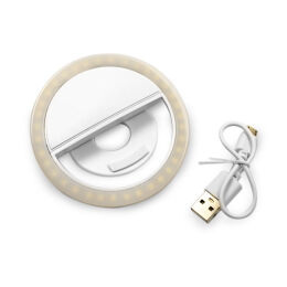 Lampka PIERŚCIENIOWA LED RING - NEUTRAL WHITE