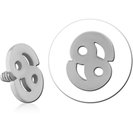 Nakrętka znak zodiaku "Rak" - srebrny 1.2