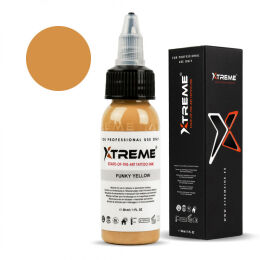 Xtreme Ink - farba do tatuażu - Funky Yellow - 30ML