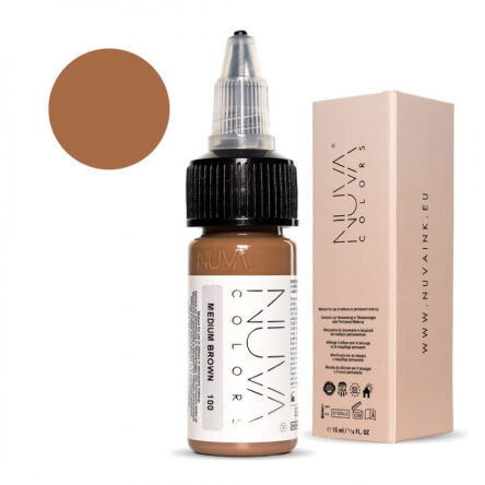Nuva Colors - 100 Medium Brown - 15ml (Reach Compliant)