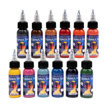 Xtreme Ink - farba do tatuażu - Planeta Biu New School SET - 12X30ML - 2