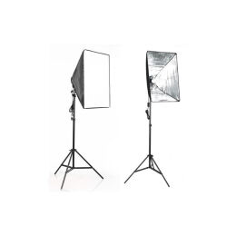 Lampa studyjna bezcieniowa - zestaw