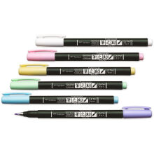 TOMBOW - flamaster pędzelkowy pastel do czarnych kartek LAVENDER - 3