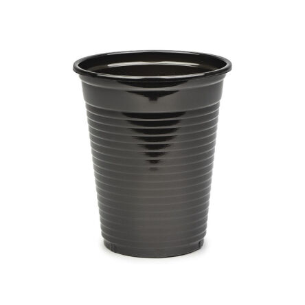 Jednorazowe kubki na wodę 100 szt. - 180 ml Czarne