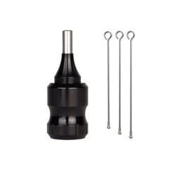 32mm Aluminium CLICK Cartridge Grip Black with 3 needle drive bars