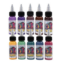 Xtreme Ink - farba do tatuażu - Kyle Warwick Psychedelic Graffiti SET - 10X30ML - 2