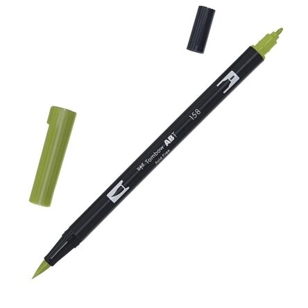 TOMBOW - flamaster dwustronny DARK OLIVE