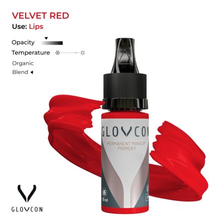 GLOVCON® PMU Pigments - Velvet Red 10ml