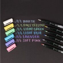 TOMBOW - flamaster pędzelkowy pastel do czarnych kartek LIGHT GREEN - 2