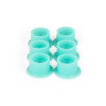 Kubeczki silikonowe Unistar z podstawką 13mm Light Blue - 100 szt - 2