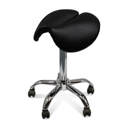 ALLOT PRO - Taboret obrotowy Premium Black