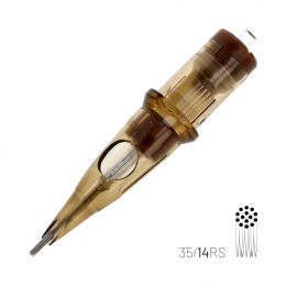 KWADRON Cartridge System - 14 RS - Round Shader 0.35mm