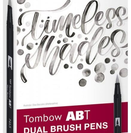 TOMBOW - zestaw flamastrów GRAY colours (6szt)