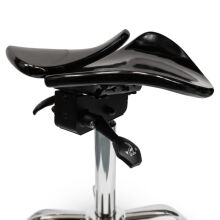TIDE PRO - Taboret obrotowy Premium Black - 4