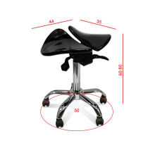 TIDE PRO - Taboret obrotowy Premium Black - 2