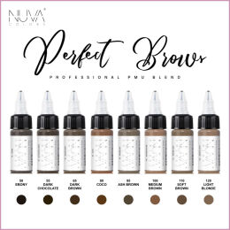 Nuva Colors - Eyebrow Collection Set - 8 x 15ml (Reach Compliant)