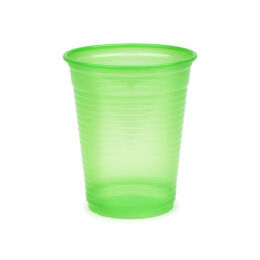 Jednorazowe kubki na wodę 100 szt. - 180 ml Zielone