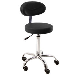 TWIST taboret obrotowy z oparciem