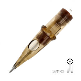 KWADRON Cartridge System - 11 RS - Round Shader 0.35mm