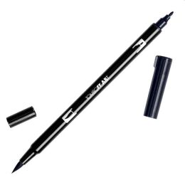 Pisak dwustronny - TOMBOW Black 1szt