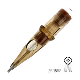 KWADRON Cartridge System - 18 RS - Round Shader 0.35mm