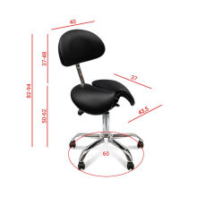 ALLOT BACK PRO - Taboret obrotowy z podparciem - 3