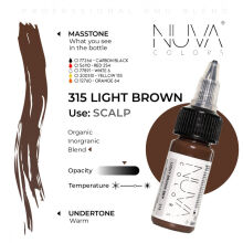Nuva Colors - Smp - 315 Light Brown - 15ml (Reach Compliant) - 2