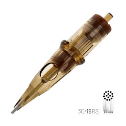 KWADRON Cartridge System - 15 RS - Round Shader 0.30mm - 1szt