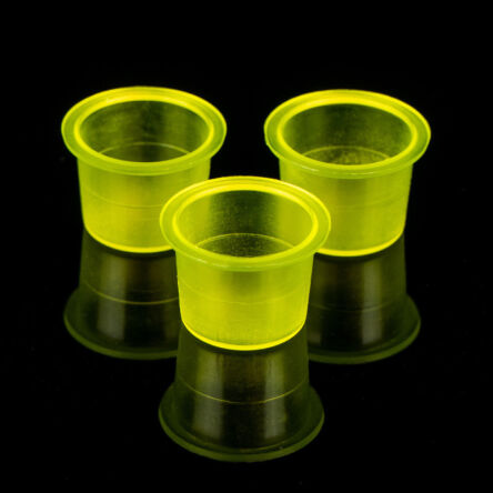 Kubeczki na farbę 15mm Clear Yellow /500szt/