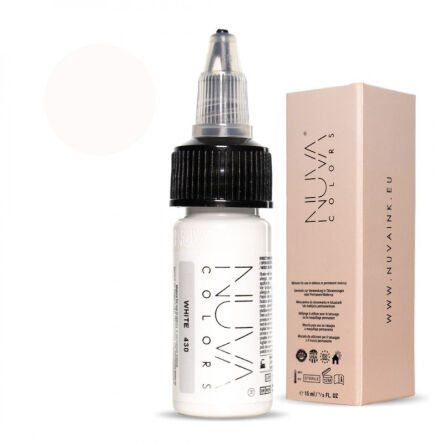 Nuva Colors - Areola - 430 White - 15ml (Reach Compliant)