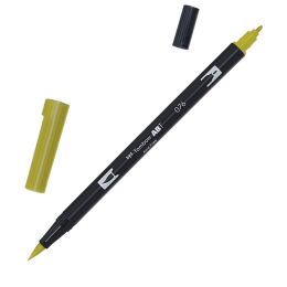 TOMBOW - flamaster dwustronny GREEN OCHRE