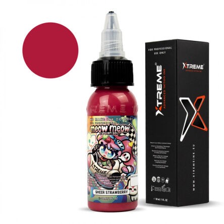 XTreme Ink - MEOW MEOW - Sheer Strawberry - 30ml (Reach Compliant)