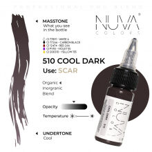 Nuva Colors - Scar - 510 Cool Dark - 15ml (Reach Compliant) - 2
