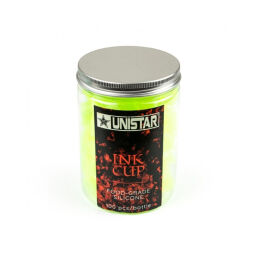 Kubeczki silikonowe Unistar z podstawką 13mm Green - 100 szt